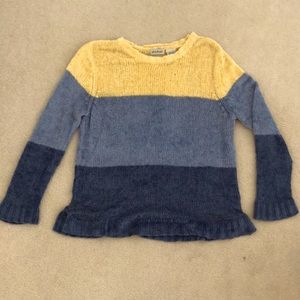 Oversized color block sweater